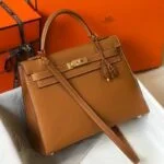 Replica Hermes Birkin Designer Tote Bag Togo Leather 28340 Tan
