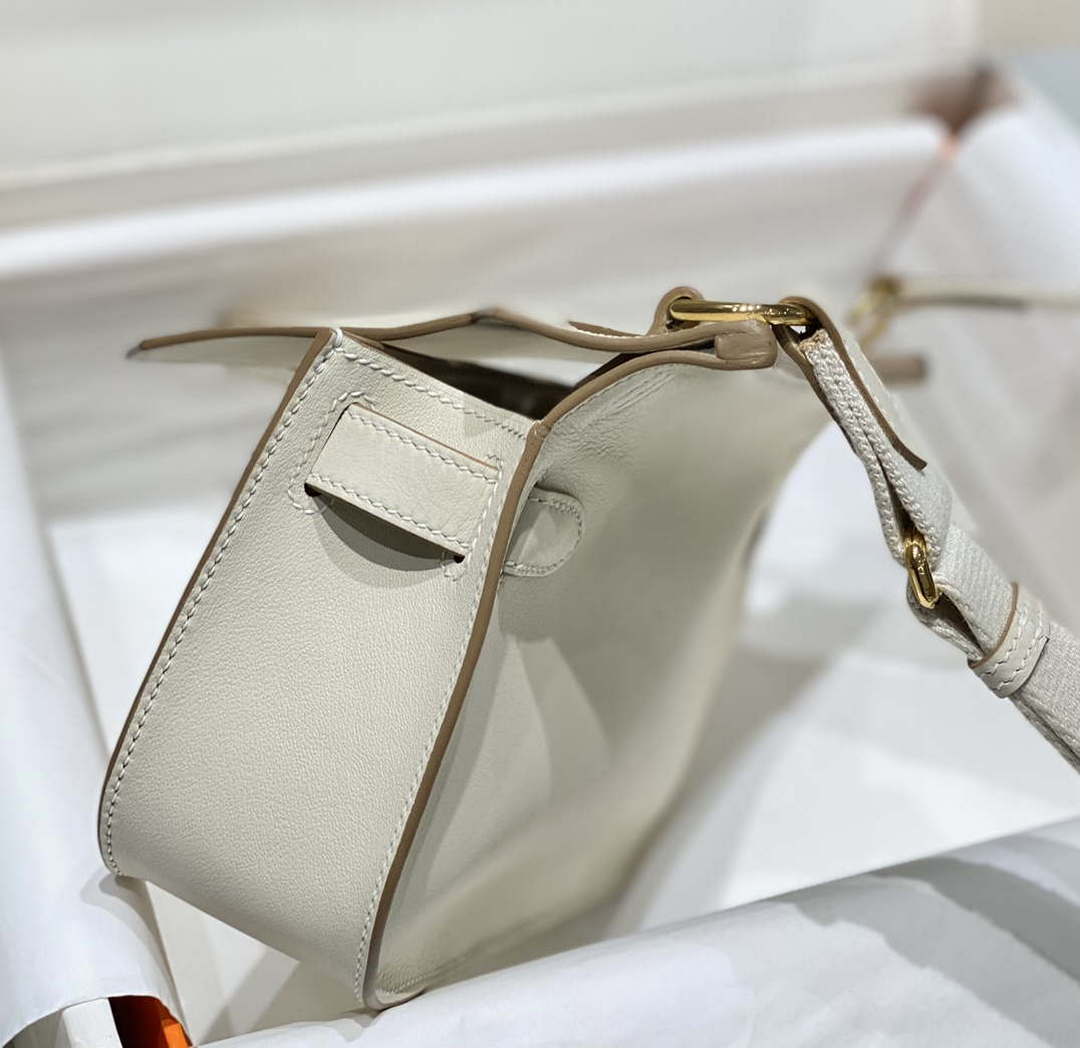Replica Hermes 316413 Jyspiere Leather Hermes bags White H900918