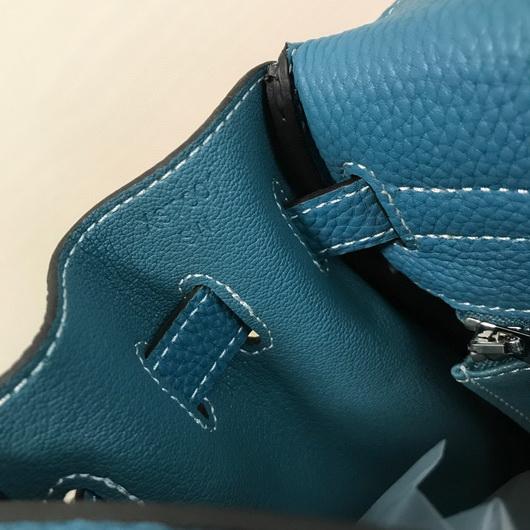 Replica Hermes Kelly Danse 20310 Designer Tote Shoulder Strap Bag Blue