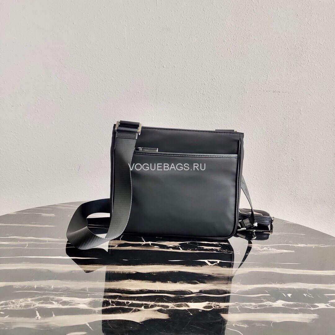 Replica Prada 2VH110 Nylon Cross Body Bag Black