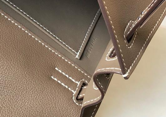 Replica Hermes Kelly Danse 22cm Leather Bag 20352 Brown