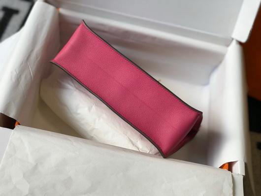 Replica Hermes Kelly Danse 22cm Leather Bag 20351 Plum