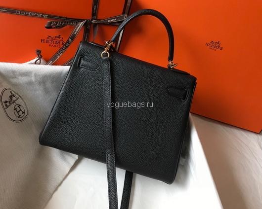 Replica Hermes Kelly Danse 20318 Designer Tote Shoulder Strap Bag 28 32cm Black