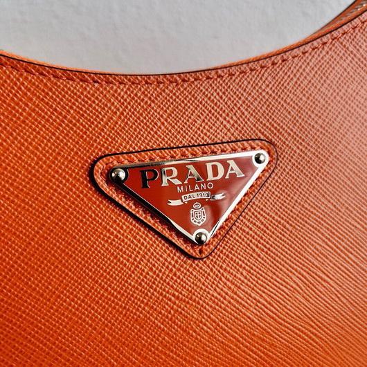 Replica Prada 1BH204 Prada Re-Edition 2005 Saffiano leather Bag in Orange