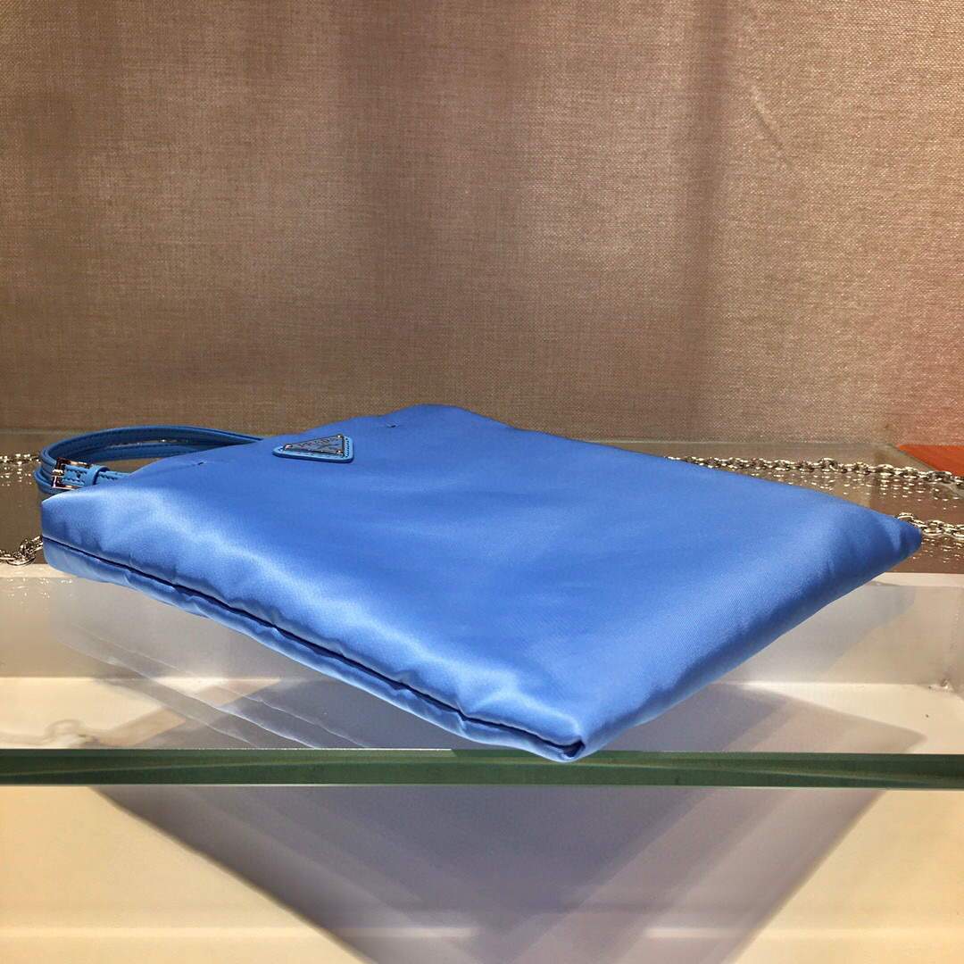 Replica Prada 1BA252 Nylon Handbag Blue