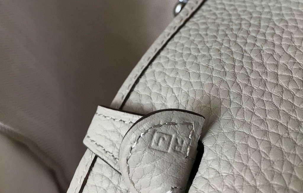 Replica Hermes Evelyne Bag Designer Hermes Mini Crossbody Real Bag 20435 White