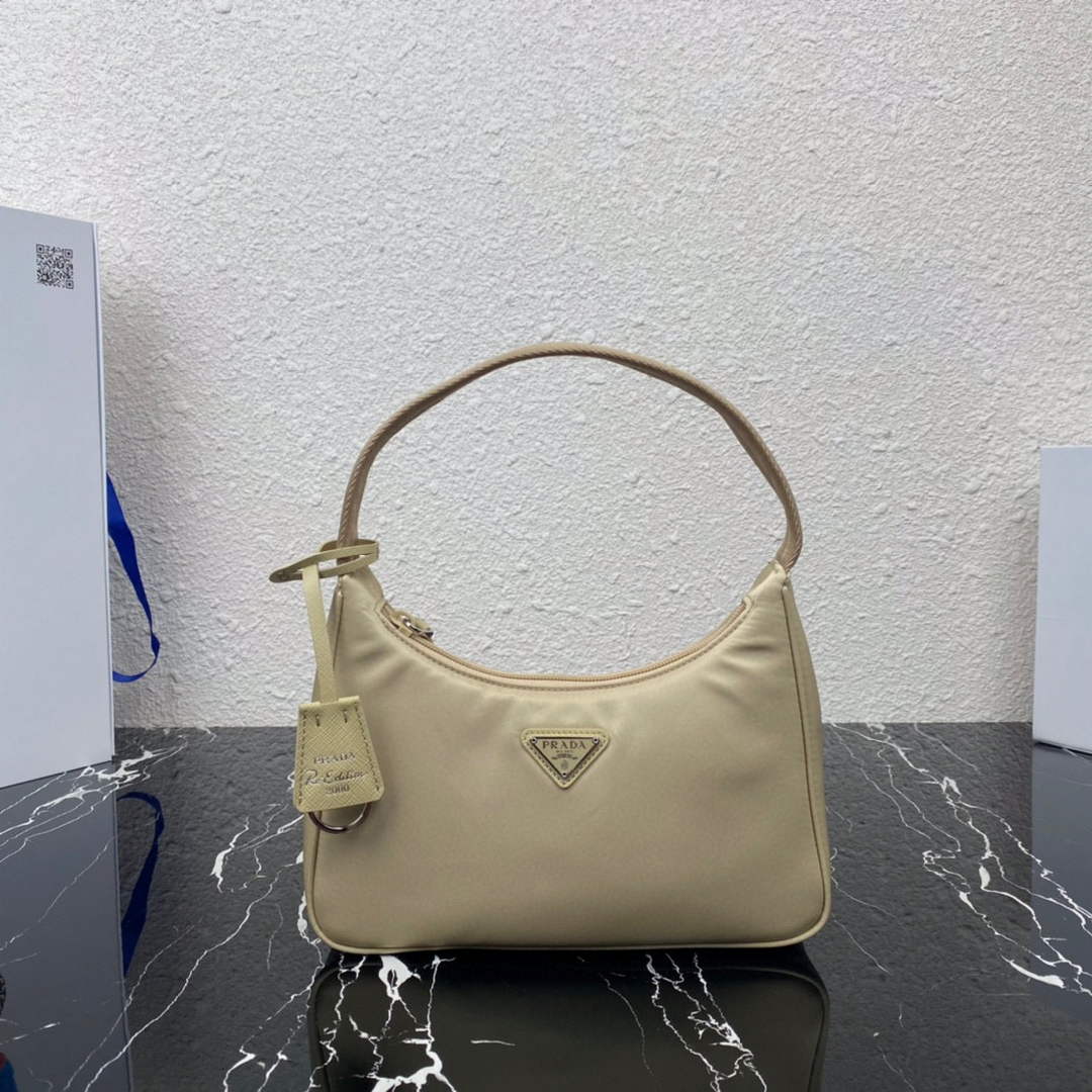 Replica Prada 1NE515 Re-Nylon Re-Edition 2000 mini-bag Apricot