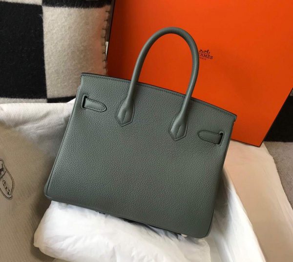 Replica Hermes Birkin Designer Tote Bag Togo Leather 28346 Almond Green