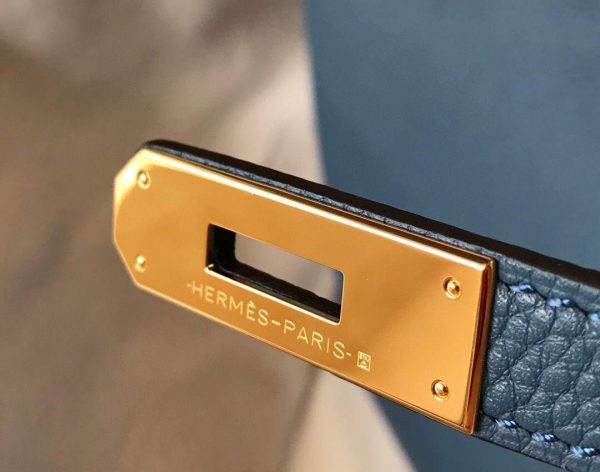 Replica Hermes Birkin Designer Tote Bag Togo Leather 28345 Navy Blue