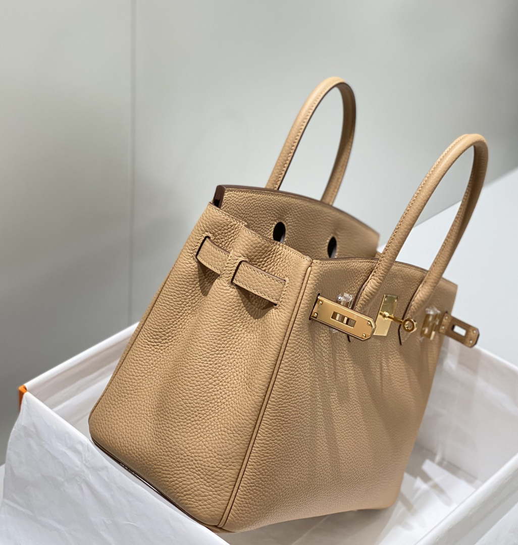 Replica Hermes Birkin Designer Tote Bag Togo Leather 28567 Camel
