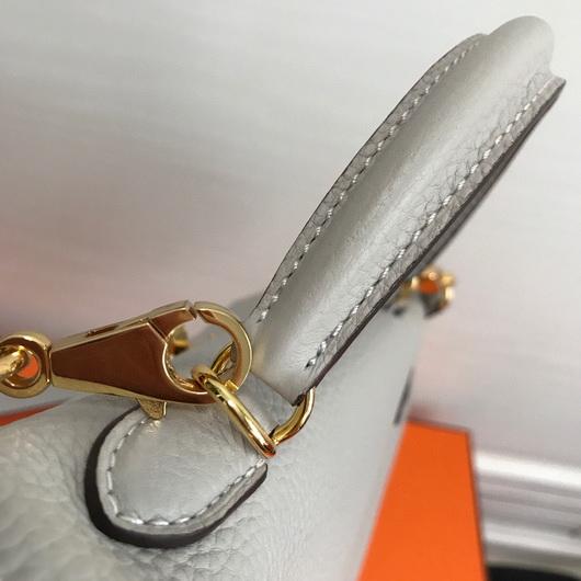 Replica Hermes Kelly Danse 20308 Designer Tote Shoulder Strap Bag Gray