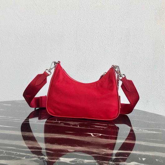 Replica Prada 1BH204 Prada Re-Edition 2005 Nylon Bag Red