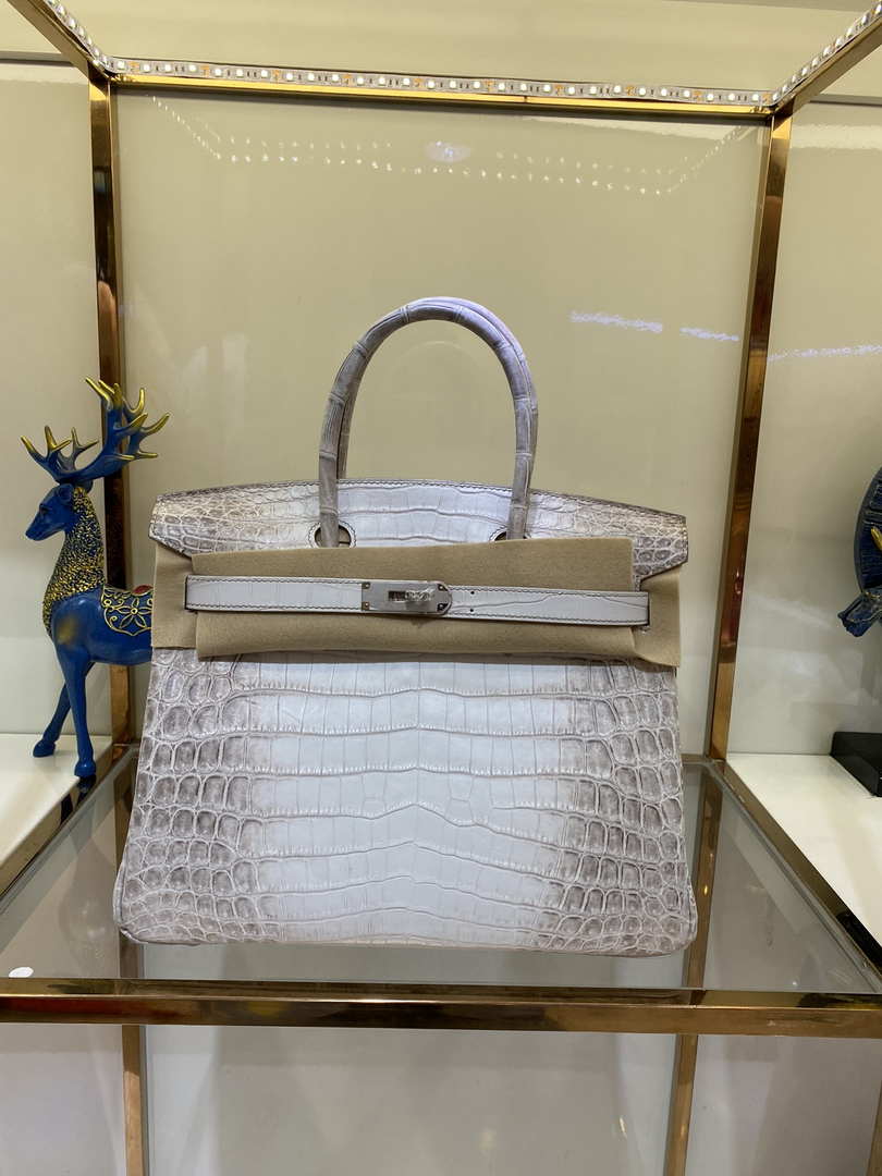 Replica Hermes Birkin Designer Tote Bag Himalaya Crocodile Leather H99820