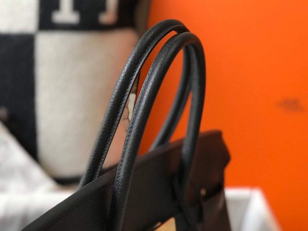 Replica Hermes Birkin Designer Tote Bag Togo Leather 28334 Black