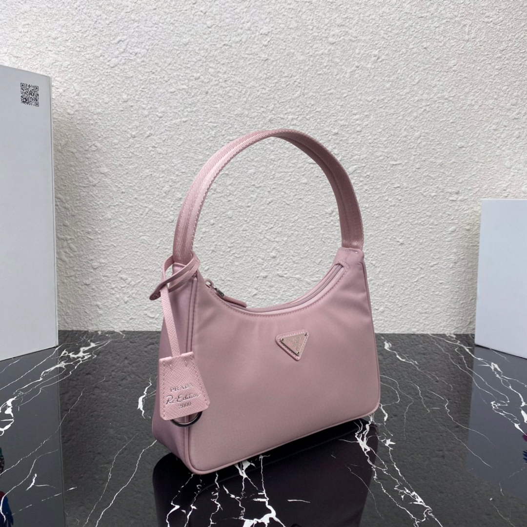 Replica Prada 1NE515 Re-Nylon Re-Edition 2000 mini-bag Light Pink