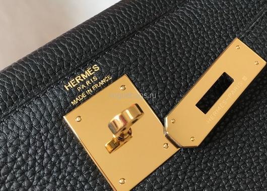 Replica Hermes Kelly Danse 20318 Designer Tote Shoulder Strap Bag 28 32cm Black