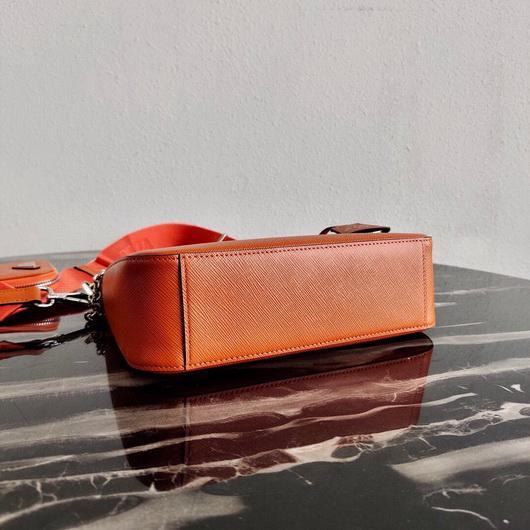 Replica Prada 1BH204 Prada Re-Edition 2005 Saffiano leather Bag in Orange