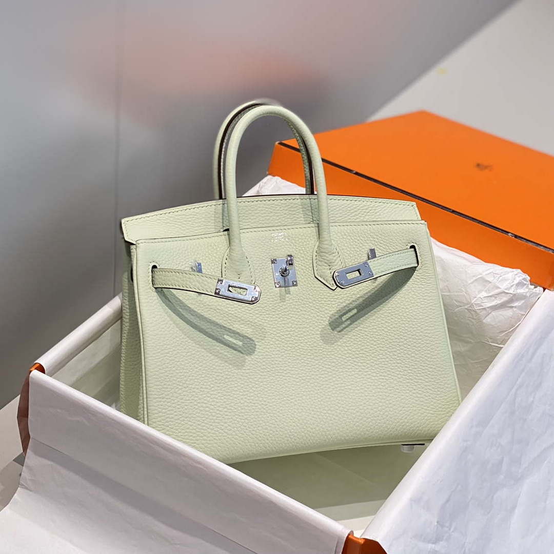 Replica Hermes Birkin Designer Tote Bag Togo Leather 28565 bubble green