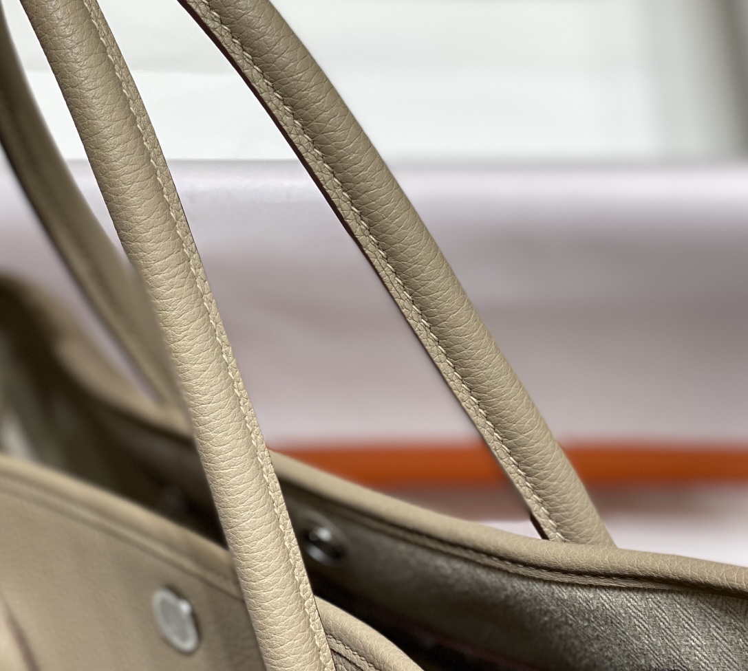 Replica Hermes Light Gray Togo Medium Garden Party 36cm Bag H239056