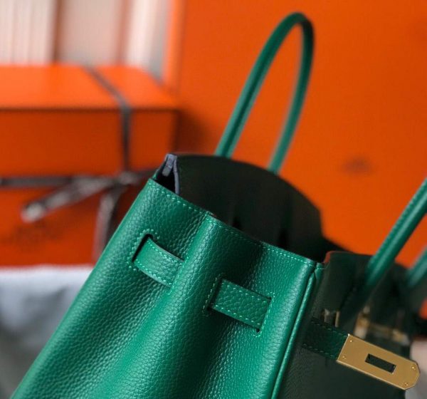 Replica Hermes Birkin Designer Tote Bag Togo Leather 28339 Green