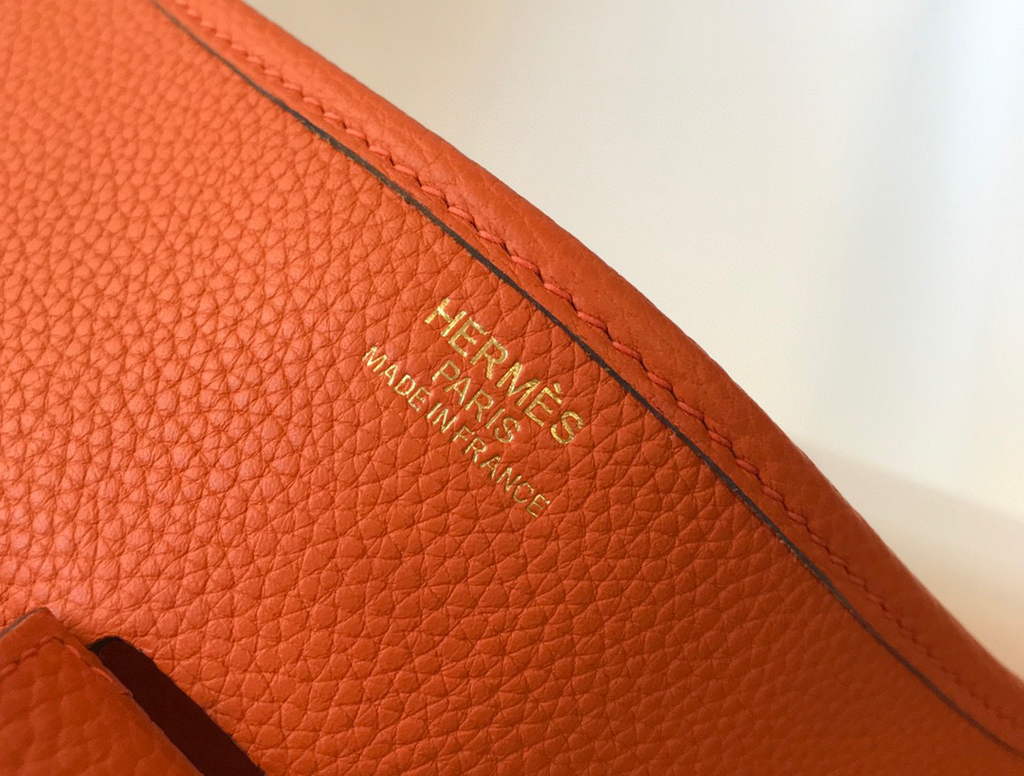 Replica Hermes H083434 Evelyne III 29 bag Designer Hermes Shoulder Bag 203871 Orange