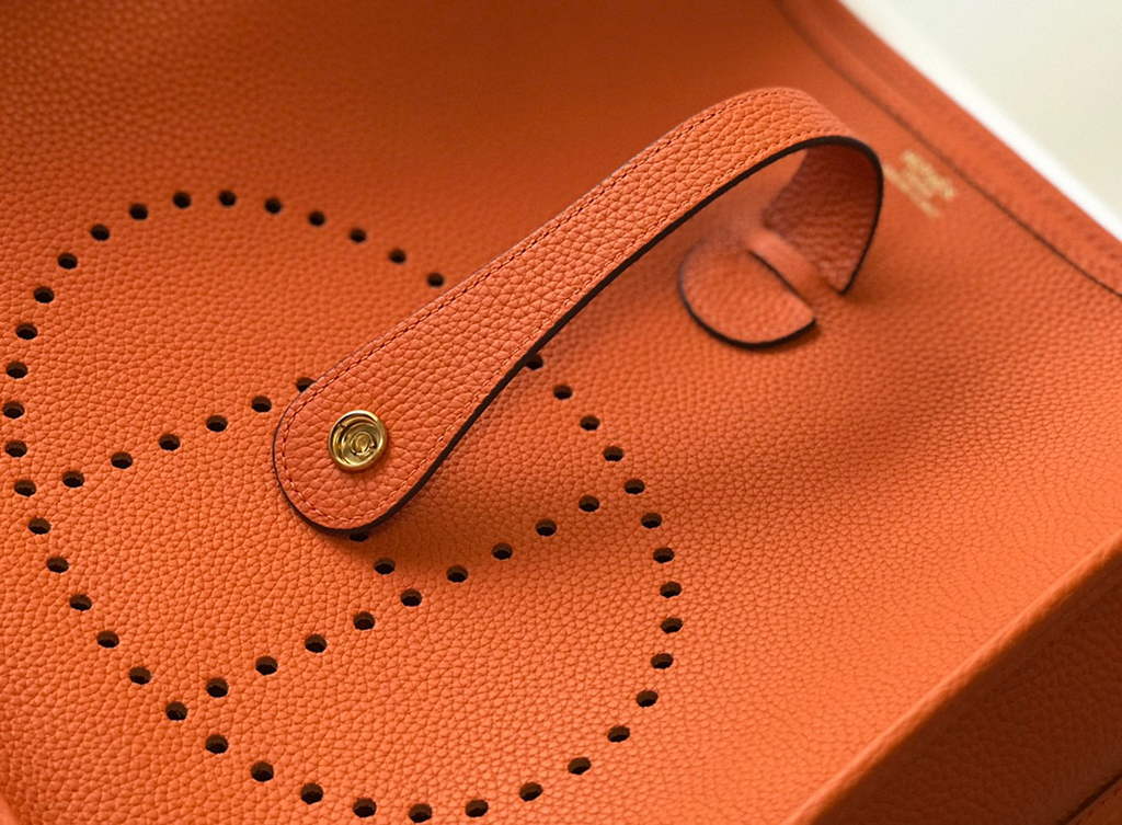 Replica Hermes H083434 Evelyne III 29 bag Designer Hermes Shoulder Bag 203871 Orange
