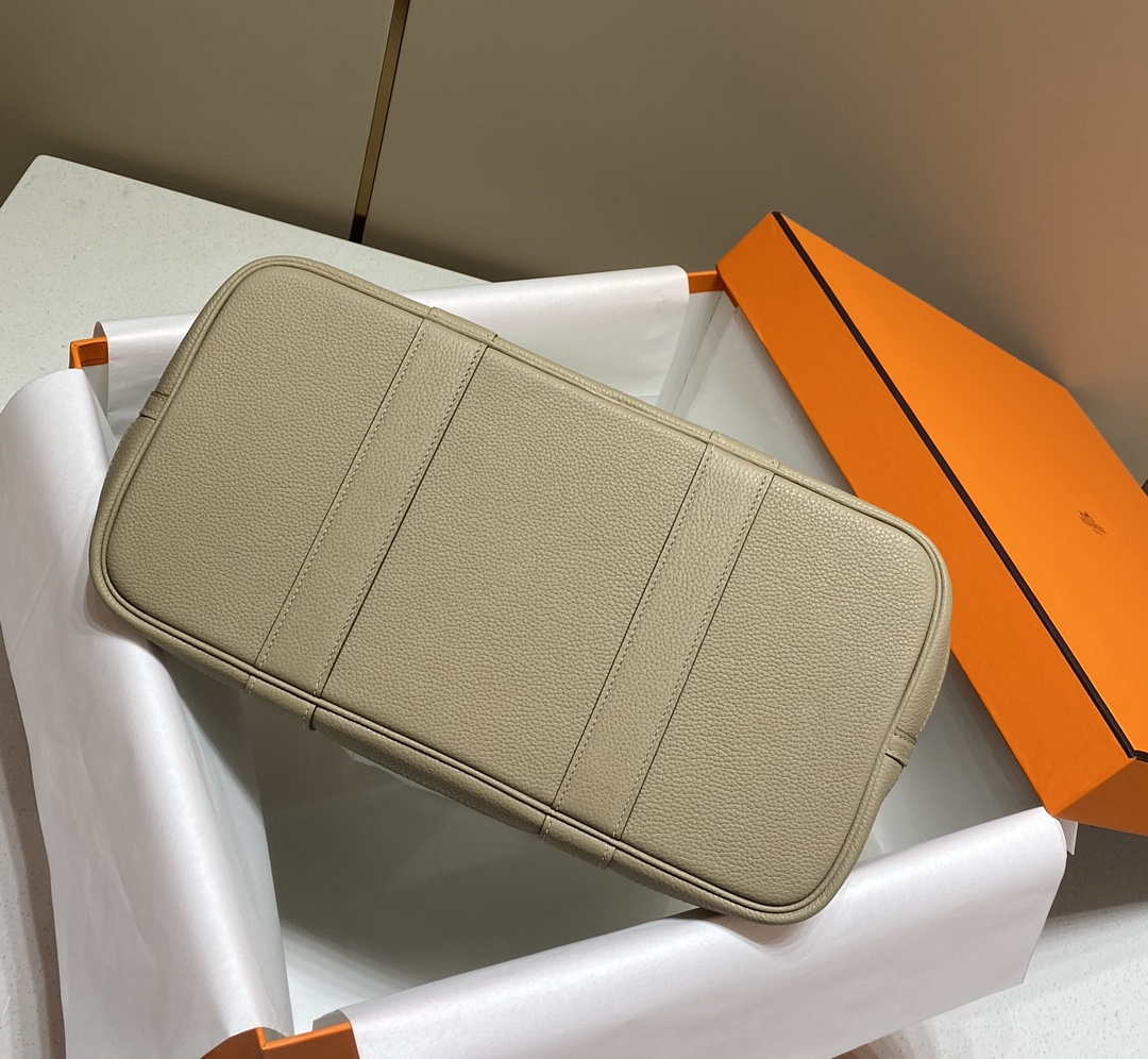 Replica Hermes Light Gray Togo Medium Garden Party 36cm Bag H239056