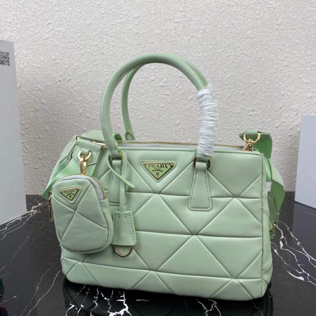 Replica Prada Small Prada Galleria Saffiano Leather bag 1BA863 Green