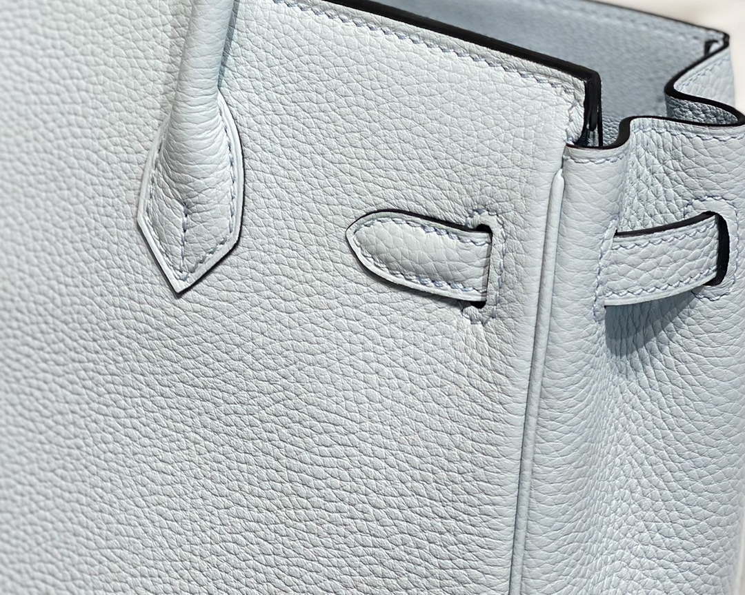 Replica Hermes Birkin Designer Tote Bag Togo Leather 28566 Blue Pale