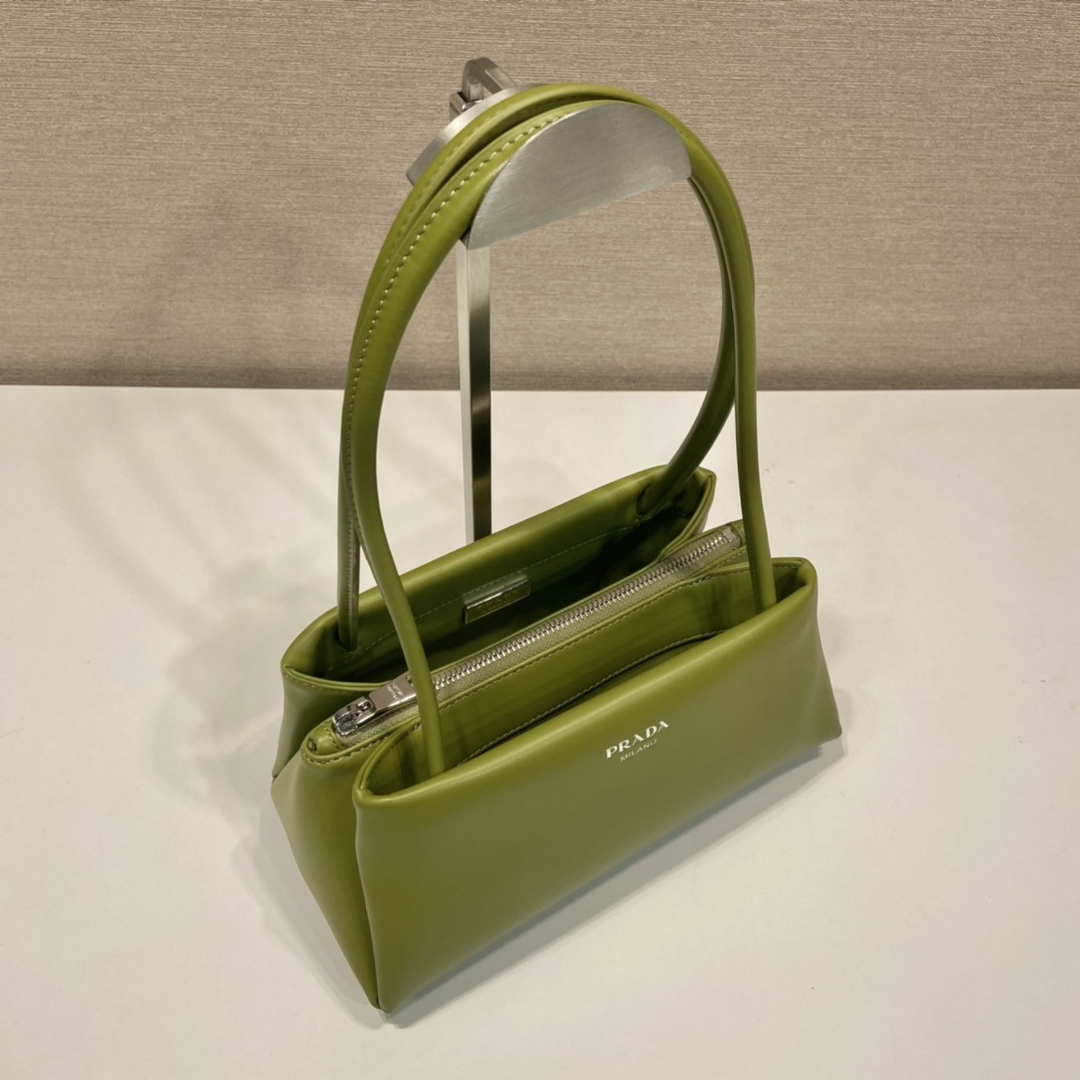 Replica Prada 1BA368 Leather mini-bag Bag Green