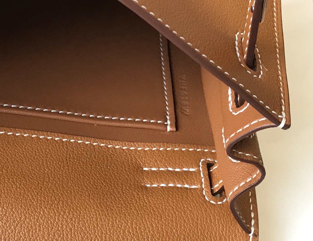 Replica Hermes Kelly Danse 22cm Leather Bag 20353 Tan