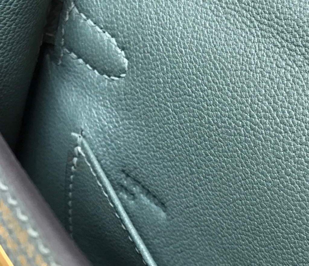 Replica Hermes Kelly Bag Hermes 19CM Epsom Shoulder Mini Bag Dark gray 20474