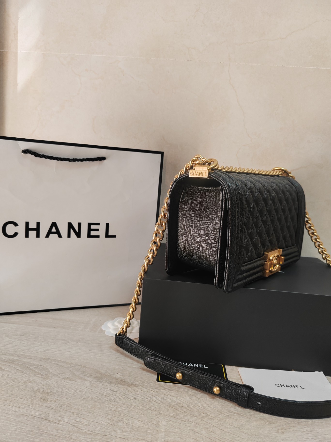 CHANEL  cowhide