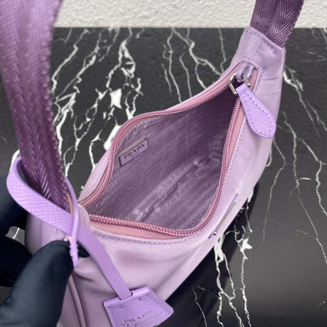 Replica Prada 1NE515 Re-Nylon Re-Edition 2000 mini-bag Purple