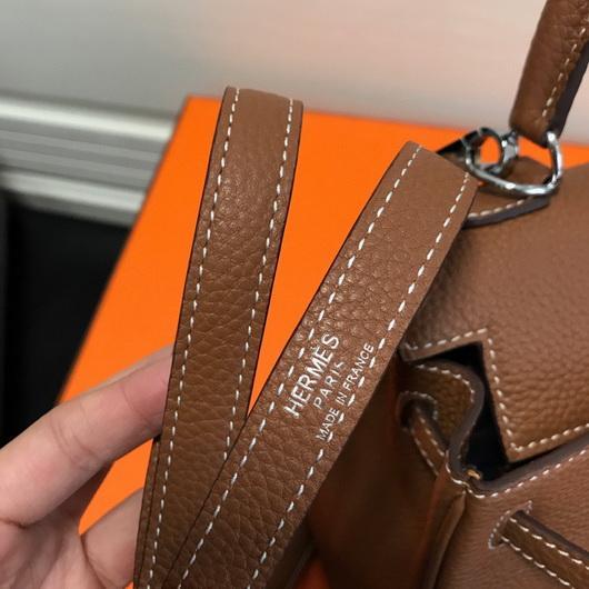 Replica Hermes Kelly Danse 20316 Designer Tote Shoulder Strap Bag Tan