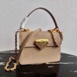 Replica Prada Saffiano Leather Symbole Bag 1BN021 Apricot