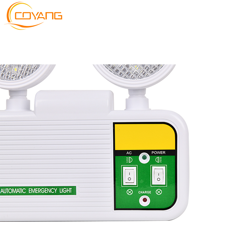 Emergency Lights Emergency exit lighting Double headlight with battery Applicable to public places such as schools, libraries, shopping malls, etc.