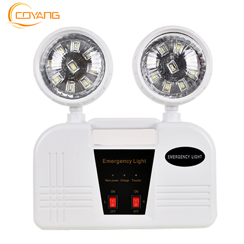 Emergency double headlights Evacuation lighting Factory direct sales Fire power outage escape lighting