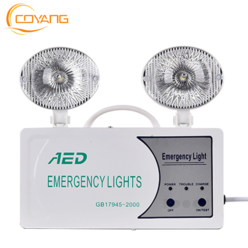 Emergency Lights Fire double head LED emergency lighting double headlight Commercial emergency lighting