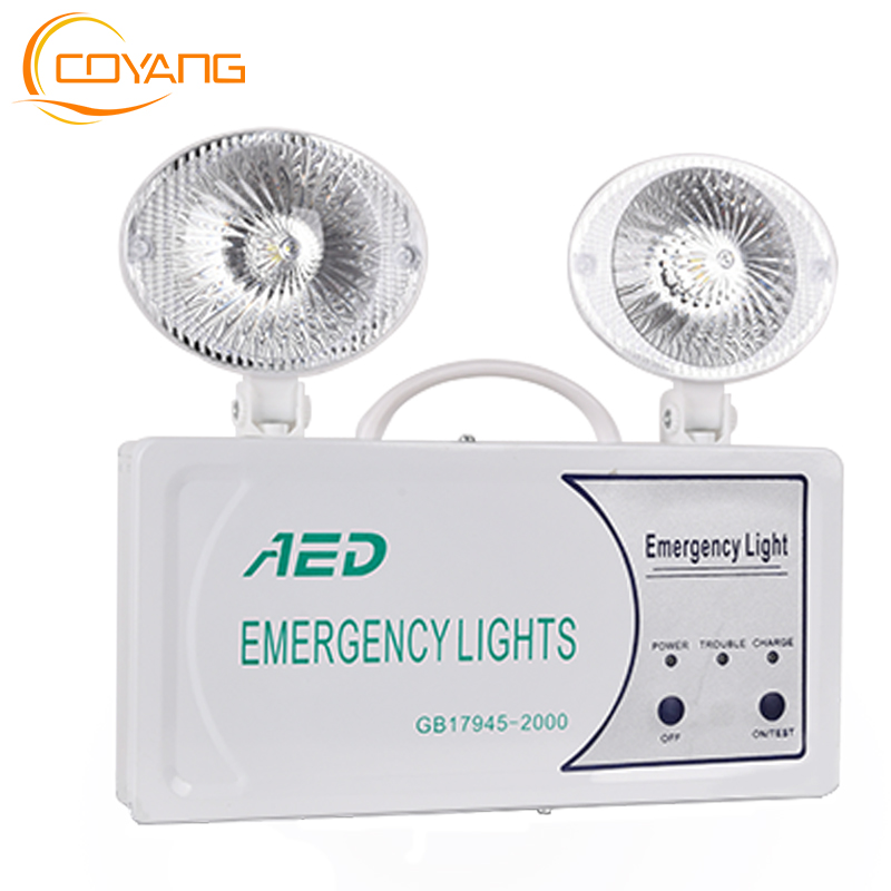 Emergency Lights Fire double head LED emergency lighting double headlight Commercial emergency lighting