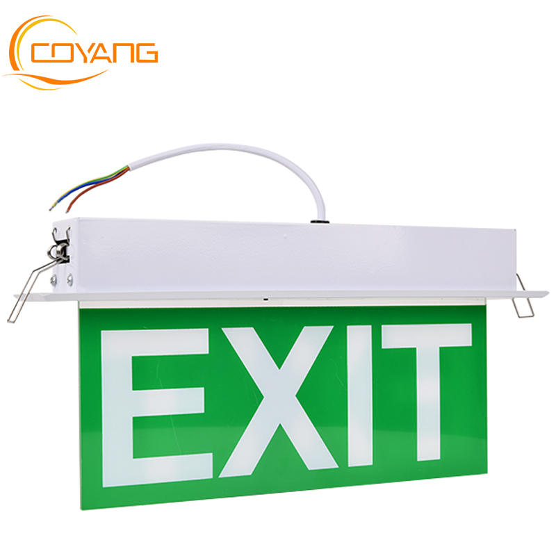 Emergency exit lights Safety passage evacuation lights EXIT Safety exit Hanging tag Recessed indicator light