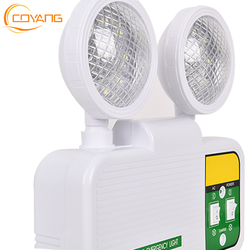 Emergency Lights Emergency exit lighting Double headlight with battery Applicable to public places such as schools, libraries, shopping malls, etc.