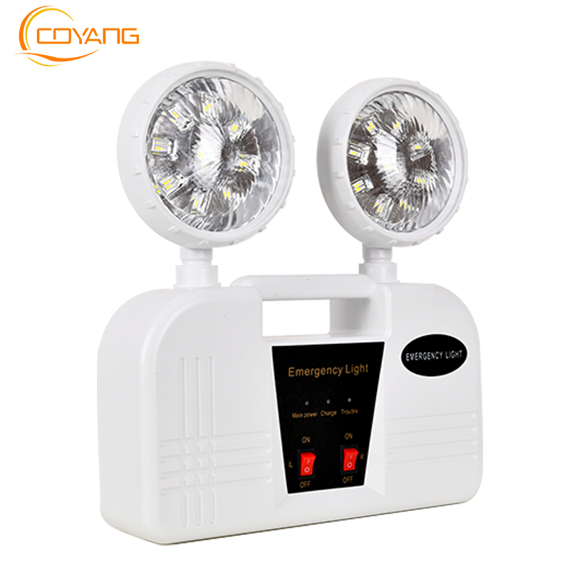 Emergency double headlights Evacuation lighting Factory direct sales Fire power outage escape lighting