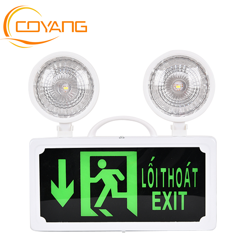Emergency exit sign lights Lối thoát Exit signs and emergency lighting 4 directions