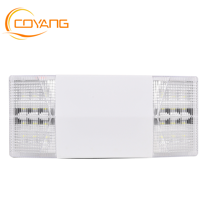 Emergency lighting Wall mounted two head lighting fixture LDE exit lighting