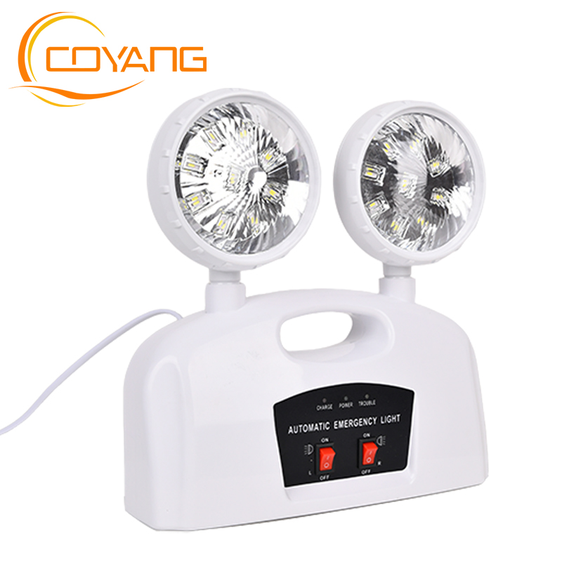 Dual Head Emergency Light LED Emergency Light Fire Exit Lighting Wall lamp