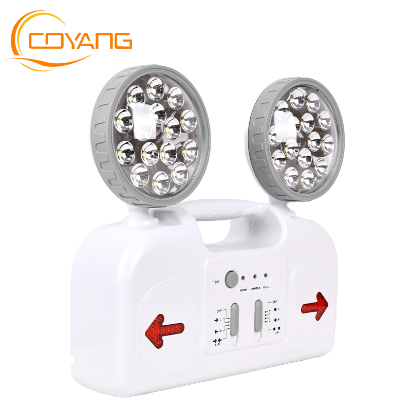 Emergency Lights Fire Fighting LED dual headlights Wall mounted fire lighting