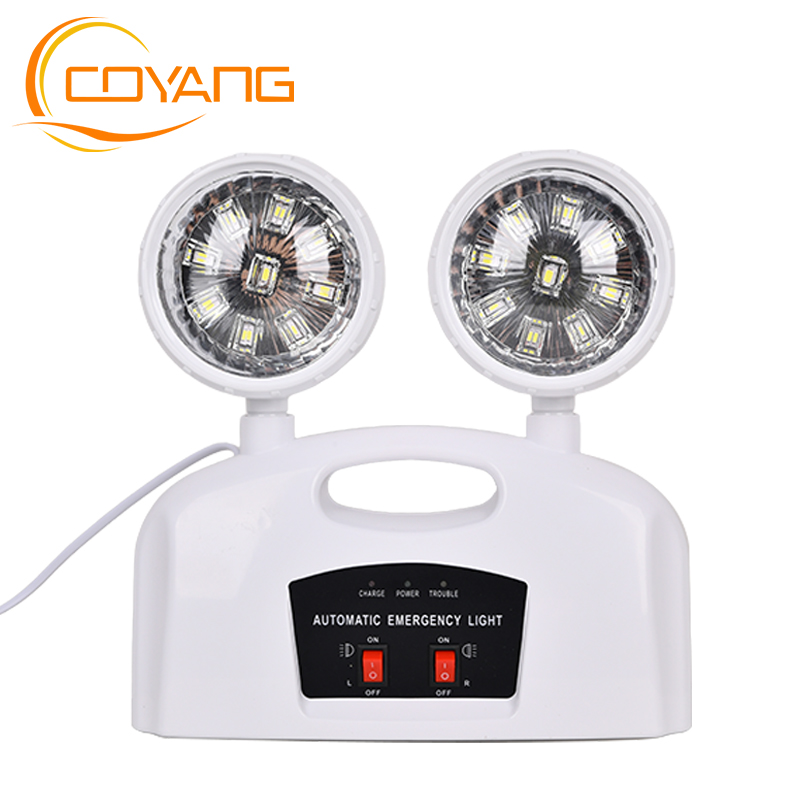 Dual Head Emergency Light LED Emergency Light Fire Exit Lighting Wall lamp