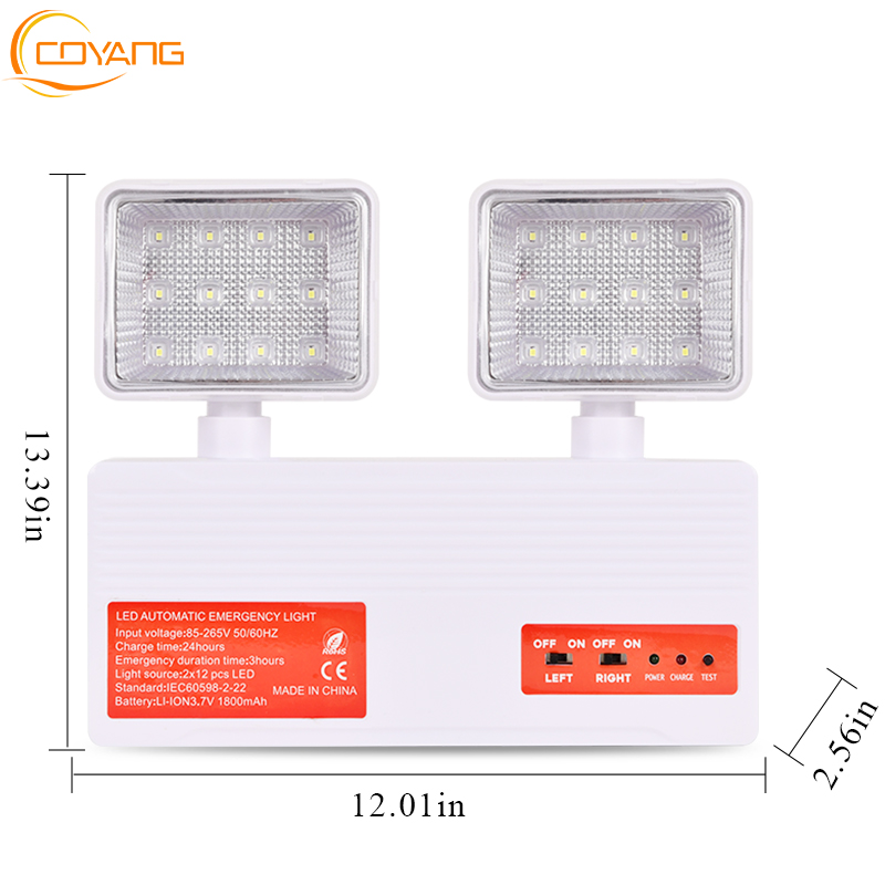 Emergency Lights LED dual headlights Charging light