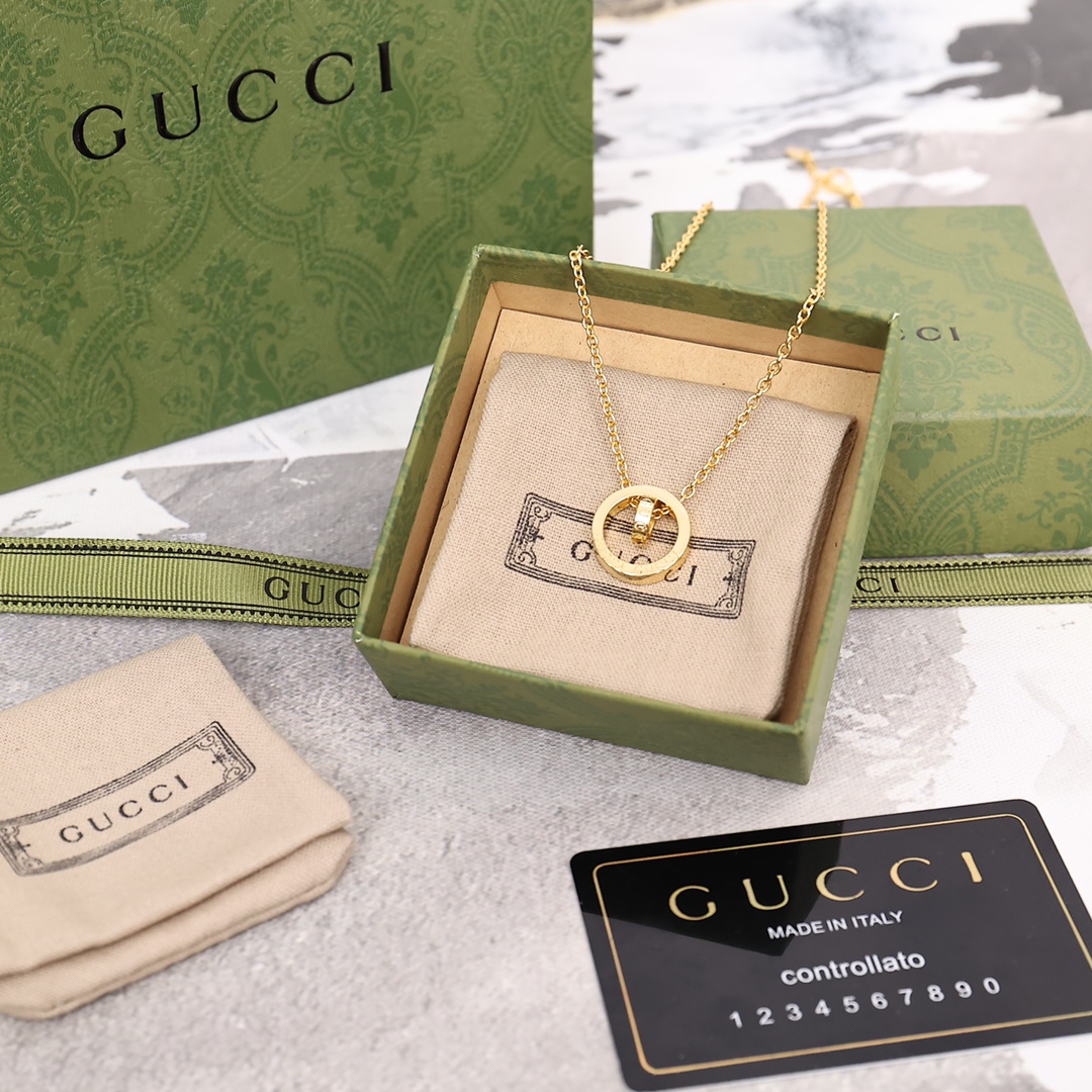 GUCCI-Golden Double G Necklace
